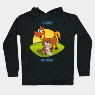 I Love My Pets Hoodie